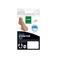 Gel flat toe spreader