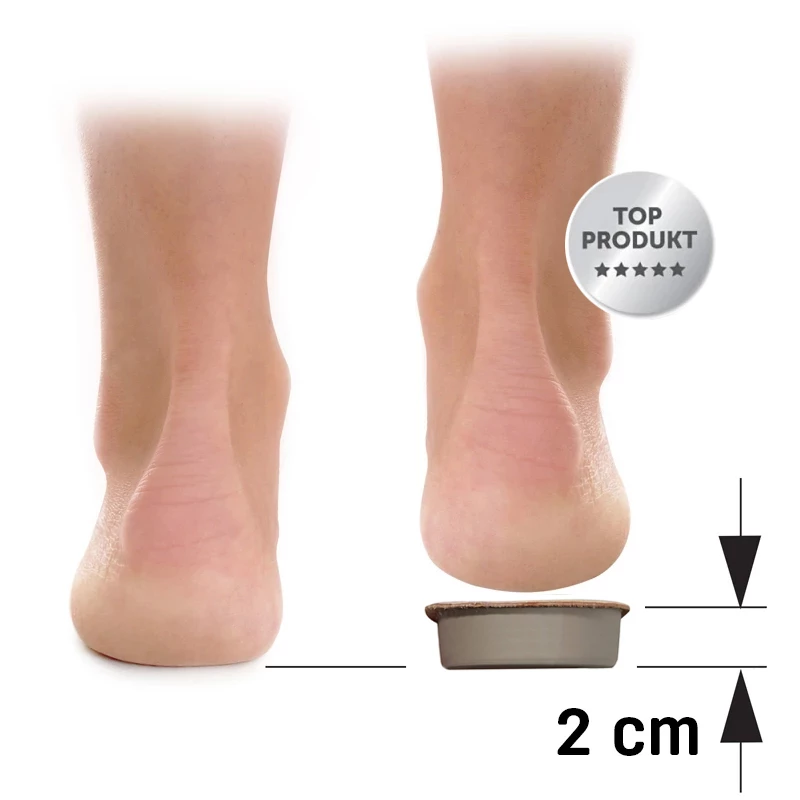 Svorto asymmetrical heel pads